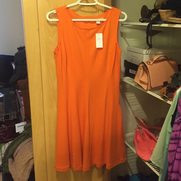 Banana Republic Dress Size 10 Orange