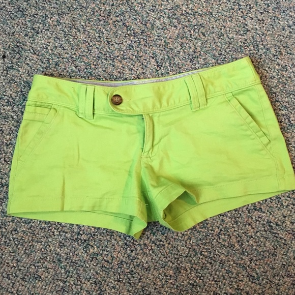 Green shorts