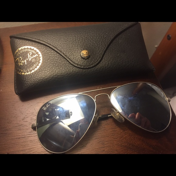 Silver Ray-ban Aviators
