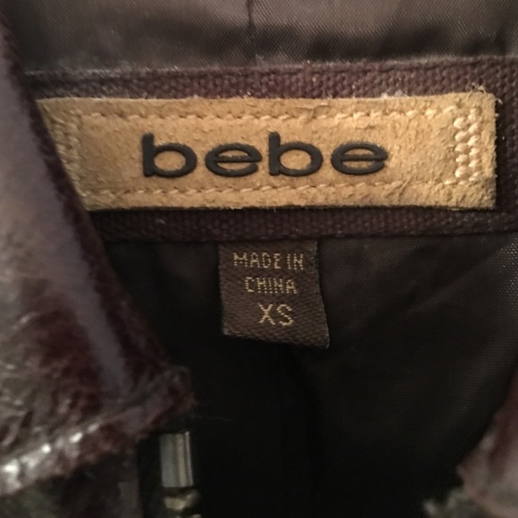 💯 Authentic Bebe leather jacket - Picture 2 of 4