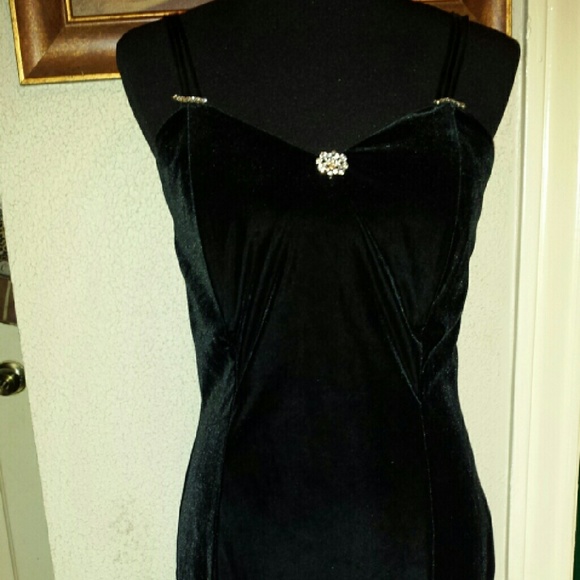 Vintage suede cocktail dress