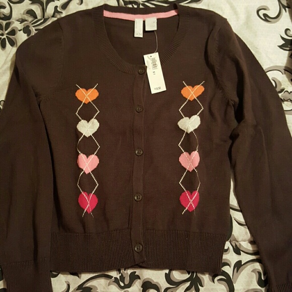 Old Navy Other - 3 for $21 Old Navy Girls Cardigan W/Hearts
