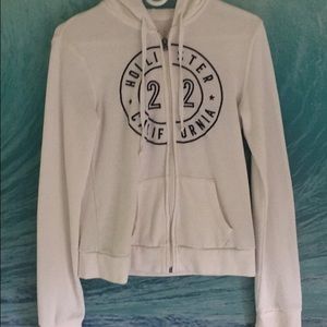 Hollister white sweater