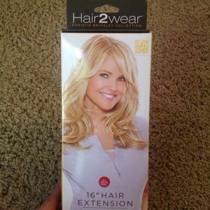 NWOT blonde hair extensions