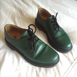 Dr. Martens Opening Ceremony Rare Green Oxfords
