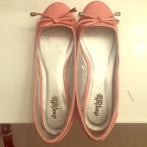 Pink ballet flats