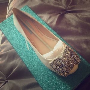Betsy Johnson wedding flats