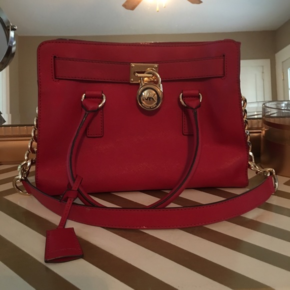 Michael Kors Handbags - SOLD✔️Michael Kors Hamilton Satchel