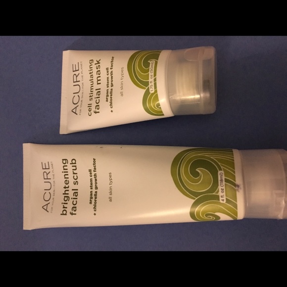 Acure Brightening Facial Scrub + Mask