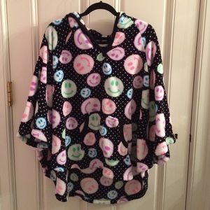 Justice fleece poncho pajama