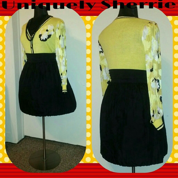 Ann Taylor 100% Silk Black Skirt - Picture 2 of 4