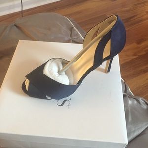 Blue heels navy