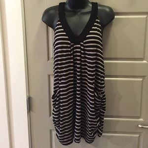 Last chance! INC racer back tank/dress w/ pockets