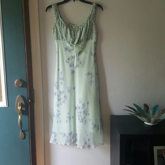 Hipnotix mint floral dress