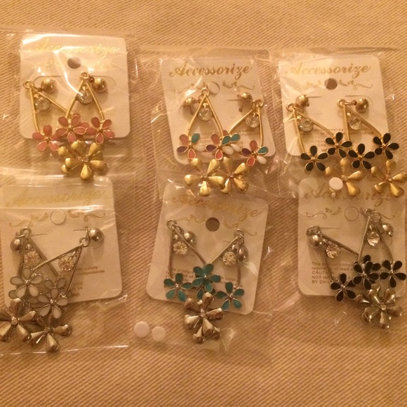 Floral Drop Earrings