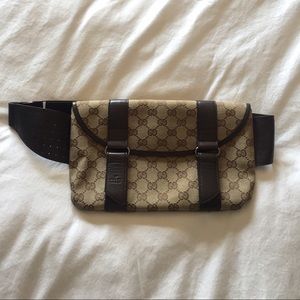 Gucci fanny waist pack rare! Velcro buckle VTG