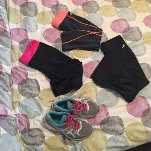 3 pairs of BCG workout capris