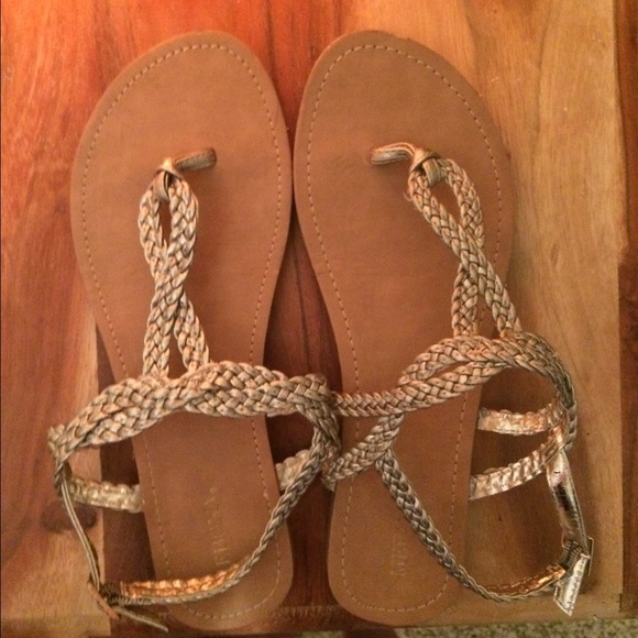 Merona Gold Sandals
