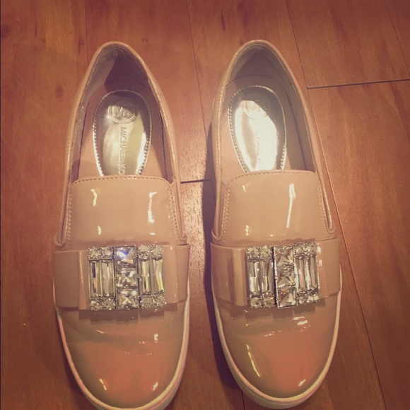 Michael Kors Tan leather sneakers