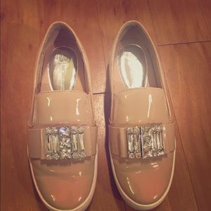 Michael Kors Tan leather sneakers