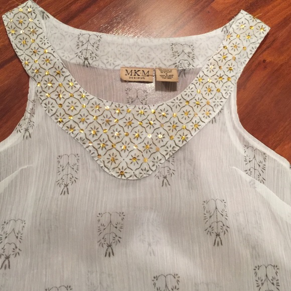 MKM sequin detail top - Picture 2 of 3