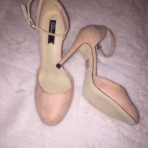 Pale pink heels