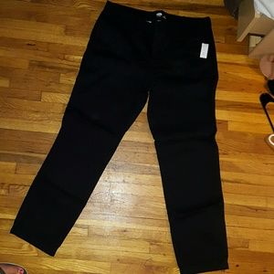 Black skinny trousers