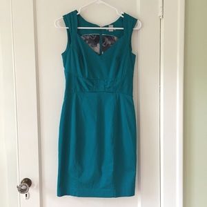 Fitting H&M teal blue dress