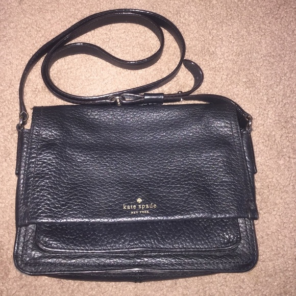 Kate Spade Black messenger purse