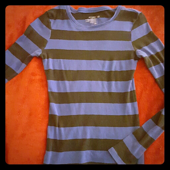 XS Striped long-sleeved shirt