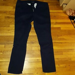 Skinny navy pants