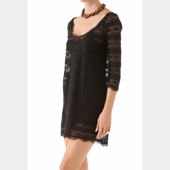 NWT Joie black lace dress - Picture 2 of 4