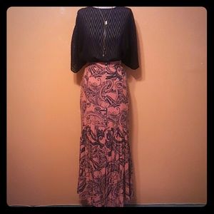 PRICE DROP Free people paisley print maxi skirt