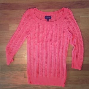 American Eagle Salmon Sweater