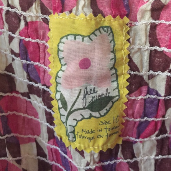 Sold sold FREE PEOPLE sundress dress summer pink - Picture 3 of 4