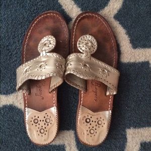 Jack Rogers Platinum sandals