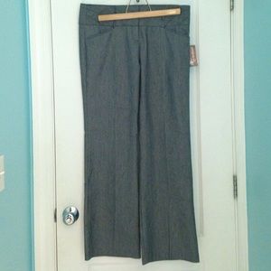 Pin striped black and white slacks. New with tags.