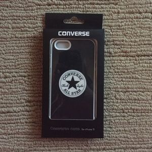 Rubber Black Converse iPhone 5 Case