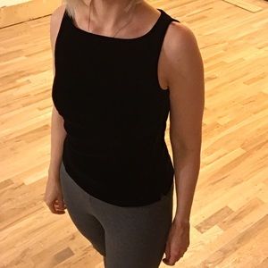 Ann Taylor Black Velvet Top