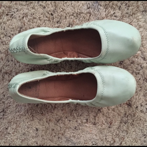 **LUCKY brand** mint ballet flats