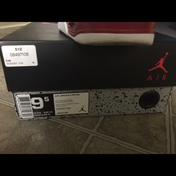 Air Jordan 4 Alternate 89 Size 9/5 - Picture 2 of 4