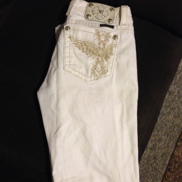 White Miss Me Jeans
