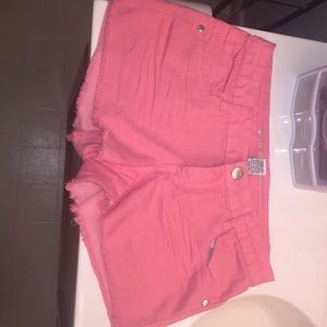 Pink shorts
