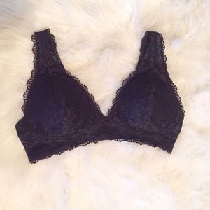 Black Lace Bra