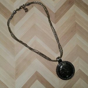 ❤Premier designs necklace w/zebra enhancer❤