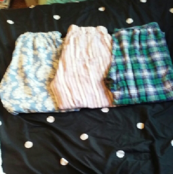 Bundle of 3 pajama PJ bottoms