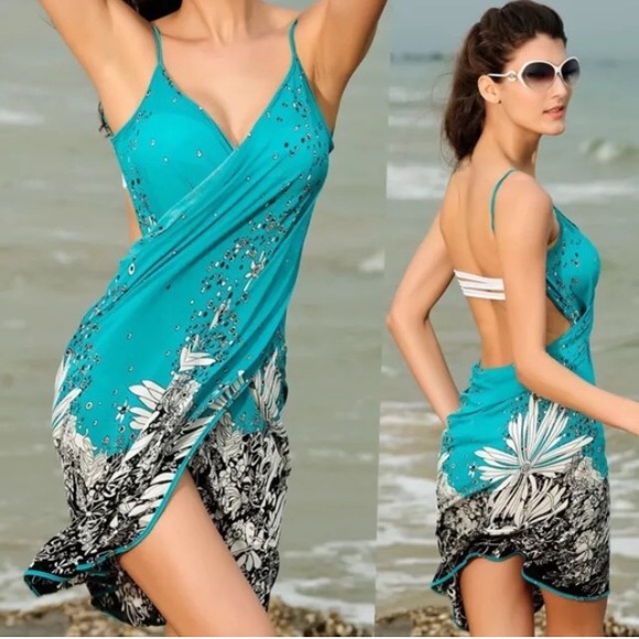 Other - BEACH WRAP cover up SWIMWEAR bathing suit sarong