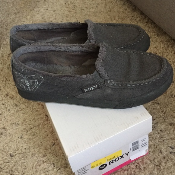 Grey Roxy shoes.