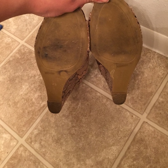 Snake skin wedges - Picture 2 of 4