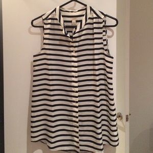Jcrew sleeveless blouse